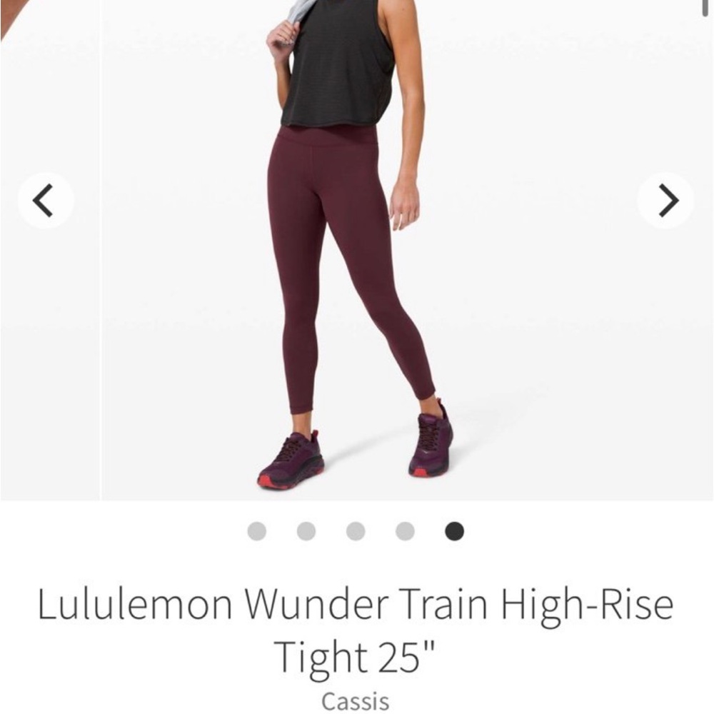 Lululemon wunder train legging 25